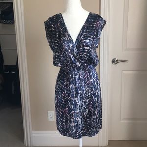 Cute AQUA summer dress with elastic waist